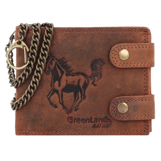 Greenland Nature Montenegro Portafoglio RFID in pelle 12 cm