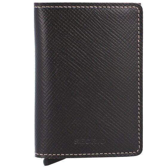 Secrid Slimwallet Saffiano Custodia per carte di credito RFID in pelle 7 cm
