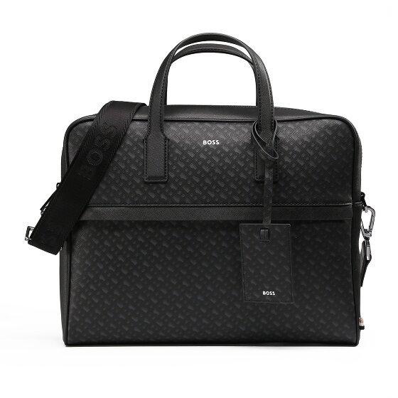 Boss Zair Valigetta Pelle 38 cm Scomparto per laptop