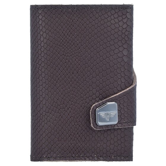 Tru Virtu Custodia per carte di credito Click & Slide Portafoglio RFID in pelle 6,5 cm