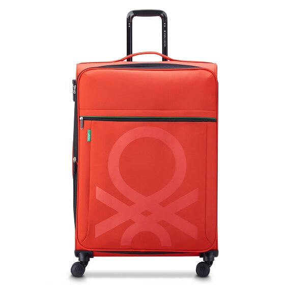 Delsey Paris x United Colors of Benetton Colour Block Trolley a 4 ruote da 77 cm con piega ad espansione