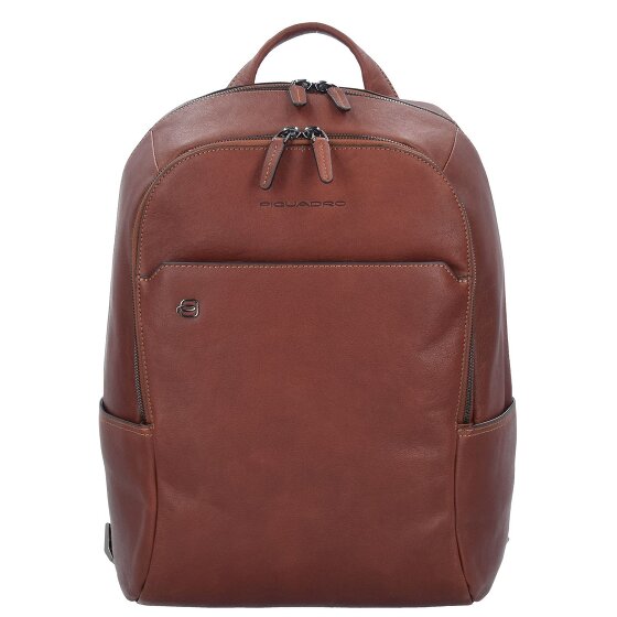 Piquadro Zaino Business nero quadrato in pelle 39 cm Scomparto per laptop