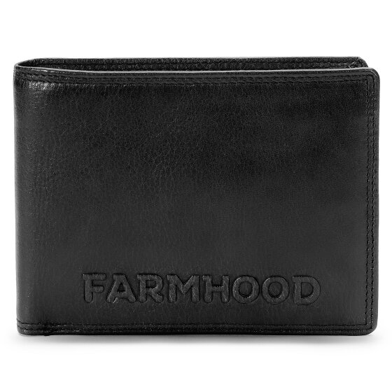 Farmhood Memphis Portafoglio Protezione RFID Vera Pelle 12.5 cm