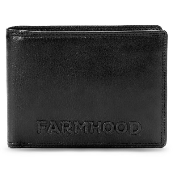 Farmhood Memphis Portafoglio Protezione RFID Pelle 12.5 cm
