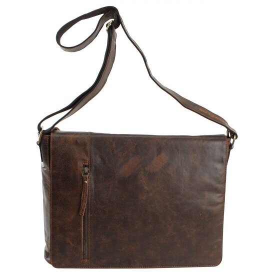 Harold's Messenger in pelle croccante 36 cm