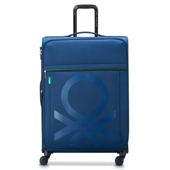 Delsey Paris x United Colors of Benetton Colour Block Trolley a 4 ruote da 77 cm con piega ad espansione
