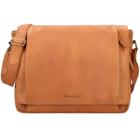 Greenland Nature Messenger Nature in pelle 39 cm Scomparto per laptop