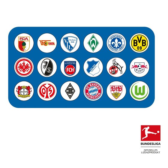 Scout Set di bottoni automatici Bundesliga 18 pezzi.