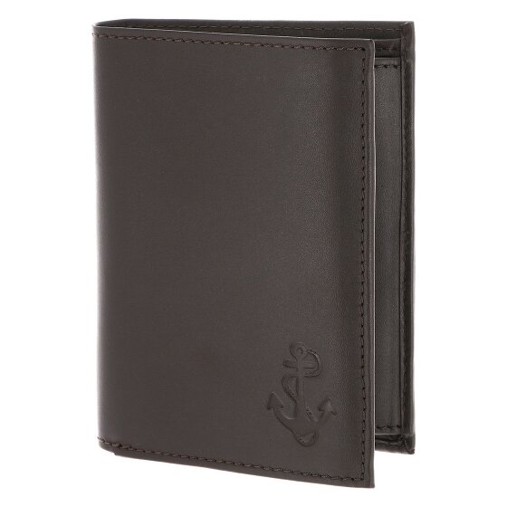 oxmox Leather Portafoglio Protezione RFID Vera Pelle 10 cm