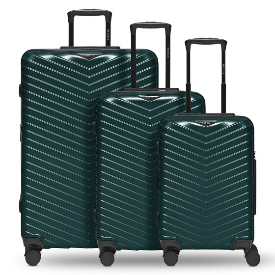 Redolz Essentials 18 4 ruote Set di valigie 3 pezzi con piega di espansione