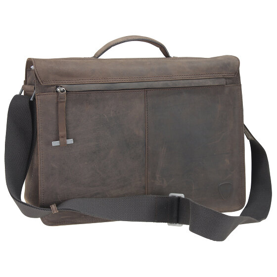 Strellson Richmond Messenger in pelle 40 cm Scomparto per laptop