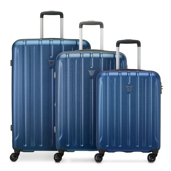 Roncato Kinetic 2.0 4 ruote Set di valigie 3 pezzi con piega di espansione