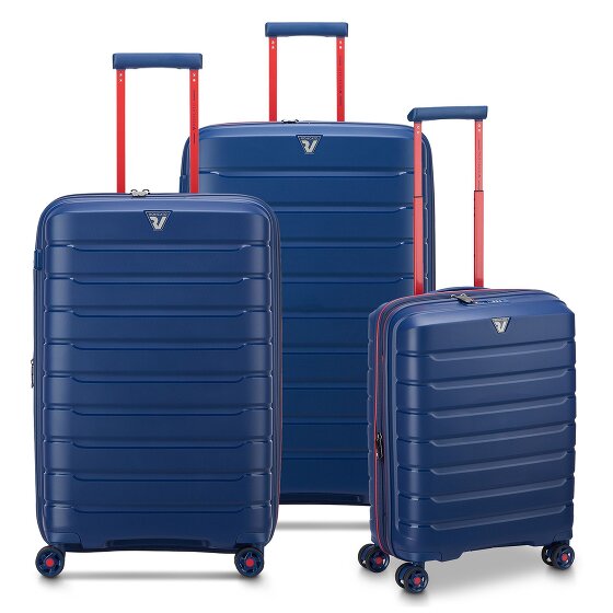 Roncato B-Flying Move 4 ruote Set di valigie 3 pezzi con piega di espansione