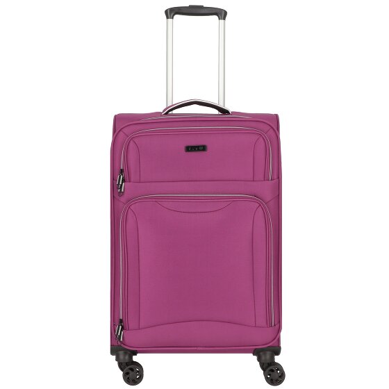 d&n Travel Line 9204 4 ruote Carrello M 66 cm con piega di espansione
