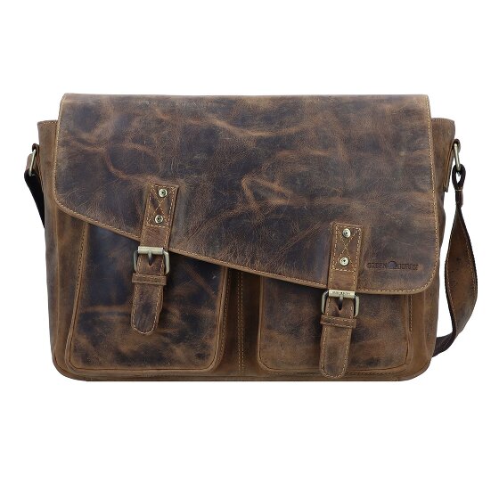 Greenburry Vintage Messaggero Pelle 40 cm Scomparto per laptop