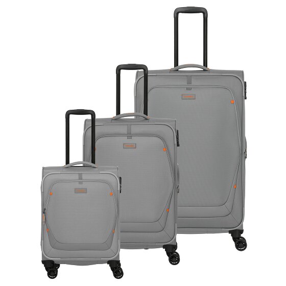Travelite Umbria 4 ruote Set di valigie 3 pezzi con piega di espansione
