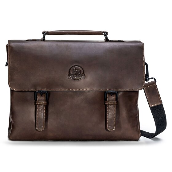 Farmhood Nashville Cartella XL 2 scomparti in pelle 39 cm