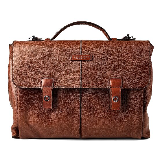 The Bridge Biagio Cartella Messenger Vera Pelle 41 cm Vano porta PC