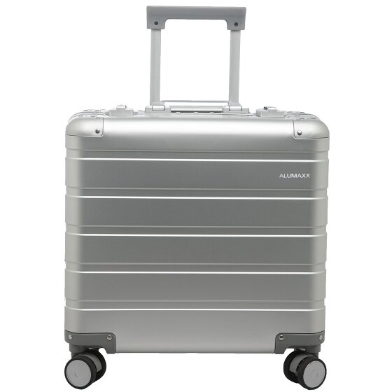 Alumaxx Trolley pilota Gravity a 4 ruote in alluminio, 44 cm, con scomparto per laptop