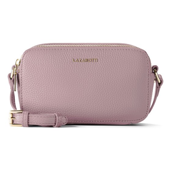 Lazarotti Bologna Borsa a tracolla in pelle Borsa per fotocamera in pelle con doppia zip 18 cm