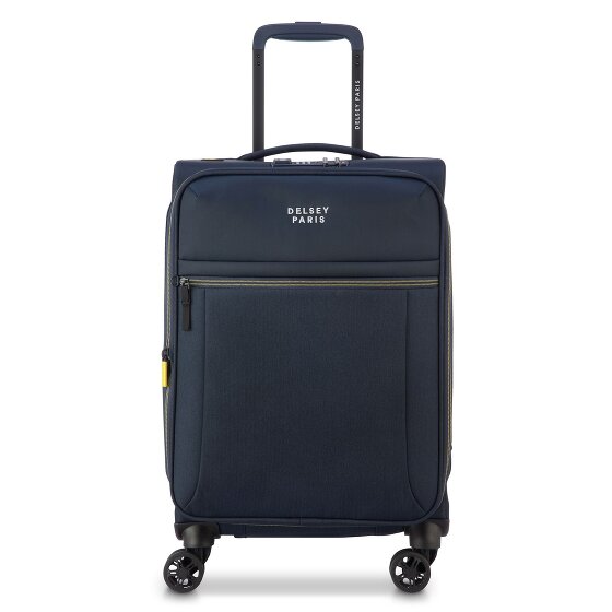 Delsey Paris Brochant 3 4 ruote Carrello della cabina 55 cm con piega di espansione Delsey Paris Brochant 3 4 ruote Carrello della cabina 55 cm con piega di espansione