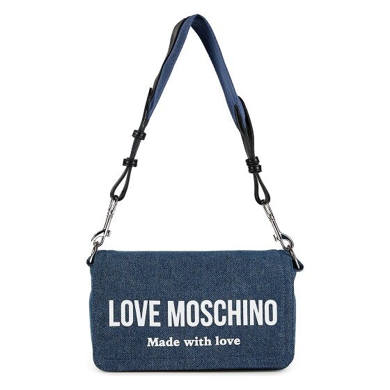 Love Moschino Denim Signature Love Borsa a spalla 24 cm