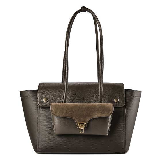 Coccinelle Double Beat Borsa a spalla Vera Pelle 33 cm