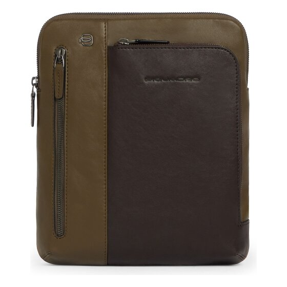 Piquadro Black Square Borsa a tracolla Vera Pelle 23 cm