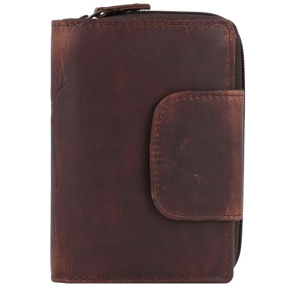 Jack Kinsky Monterey Portafoglio Protezione RFID Pelle 10 cm