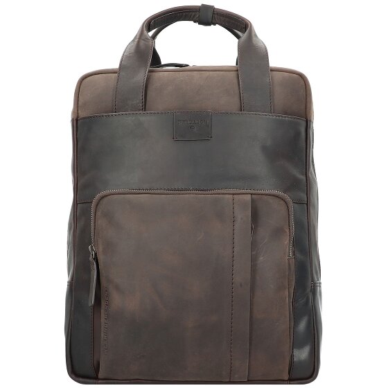 Strellson Zaino Brick Lane in pelle con scomparto per laptop da 42 cm