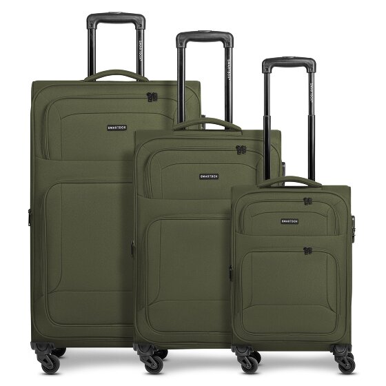 Smartbox Edition 04 4 ruote Set di valigie 3 pezzi con piega di espansione