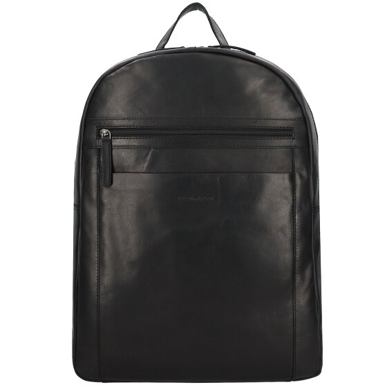 Greenburry Pure Black Zaino da giorno Pelle 46 cm Scomparto per laptop