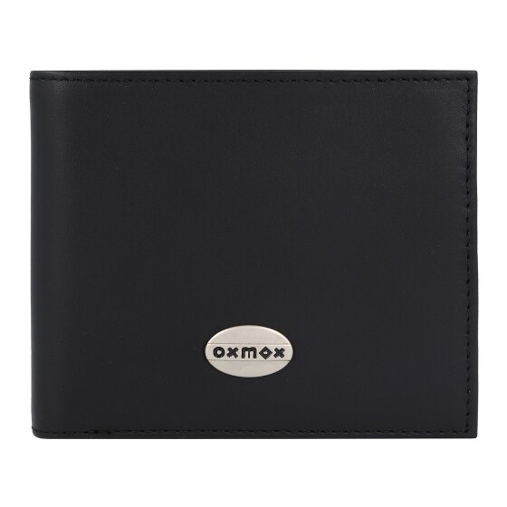 oxmox Leather Portafoglio Protezione RFID Pelle 12 cm