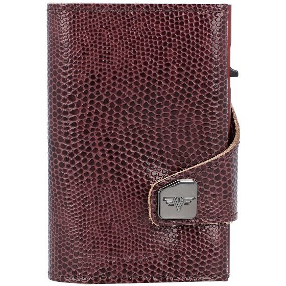 Tru Virtu Custodia per carte di credito RFID in pelle 6,5 cm