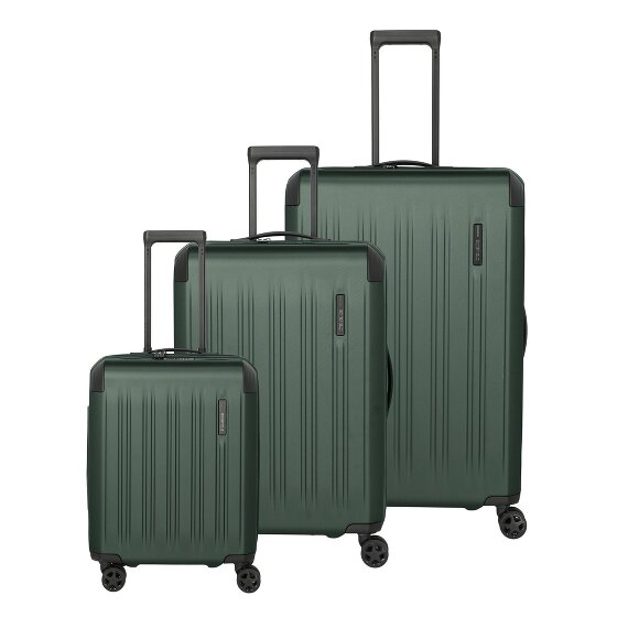 Travelite Dynamiic 4 ruote Set di valigie 3 pezzi con piega di espansione
