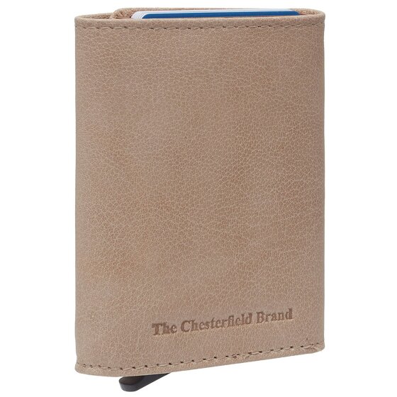 The Chesterfield Brand Antique Buff Custodia per carta di credito Protezione RFID Pelle 7 cm