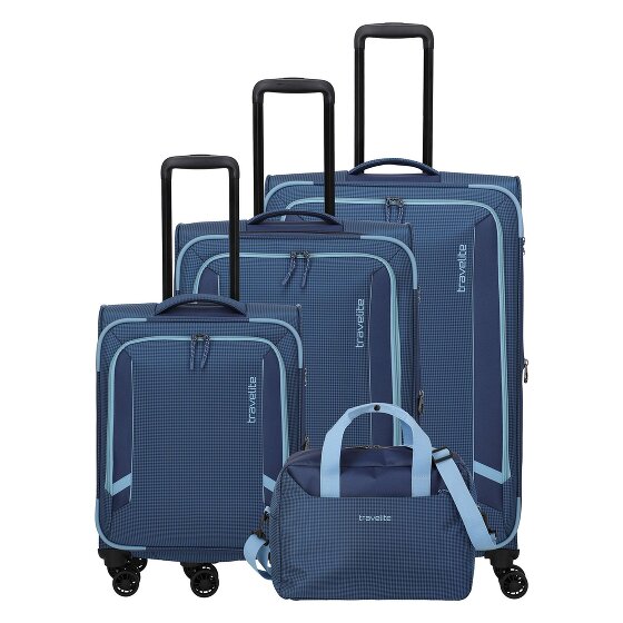 Travelite Corsiica 4 ruote Set di valigie 4 pezzi