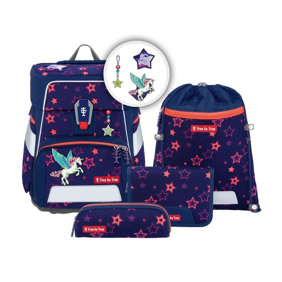 Step by Step Space Shine Set di borse per la scuola 5 pezzi