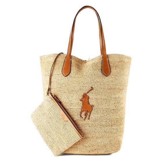 POLO RALPH LAUREN Raffia Borsa shopper 46 cm