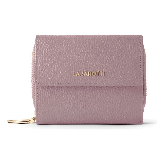 Lazarotti Portafoglio Bologna in pelle con chiusura a zip, 12 cm