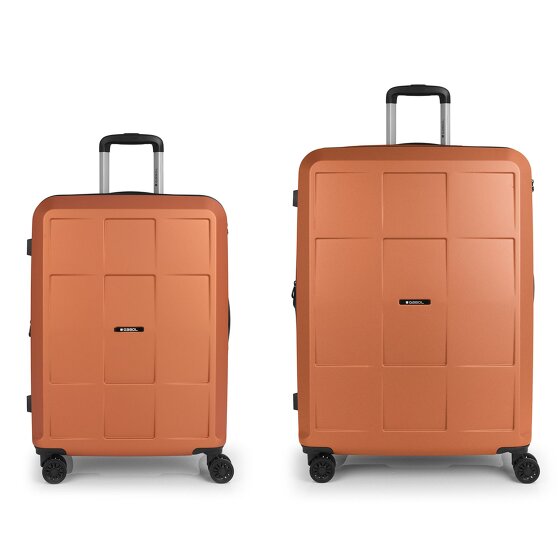 Gabol Montreal 4 ruote Set di valigie 2 pezzi con piega di espansione