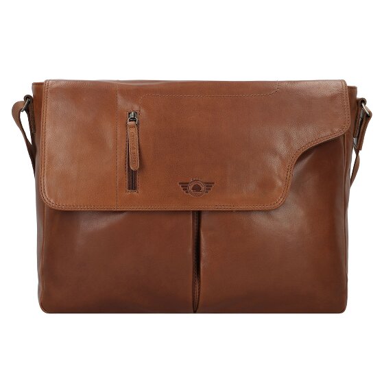 Greenburry Vintage Cartella Messenger Pelle 40 cm Scomparto per laptop