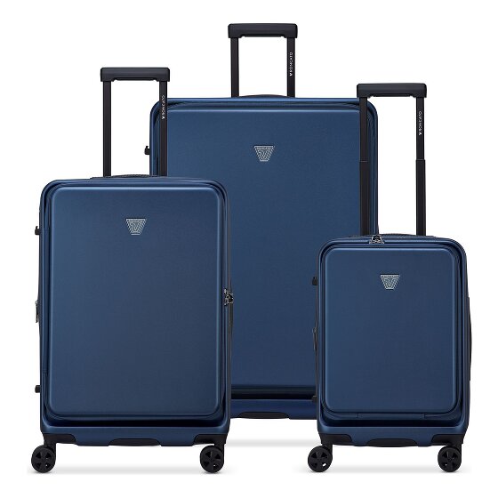Roncato Florence 4 ruote Set di valigie 3 pezzi con piega di espansione