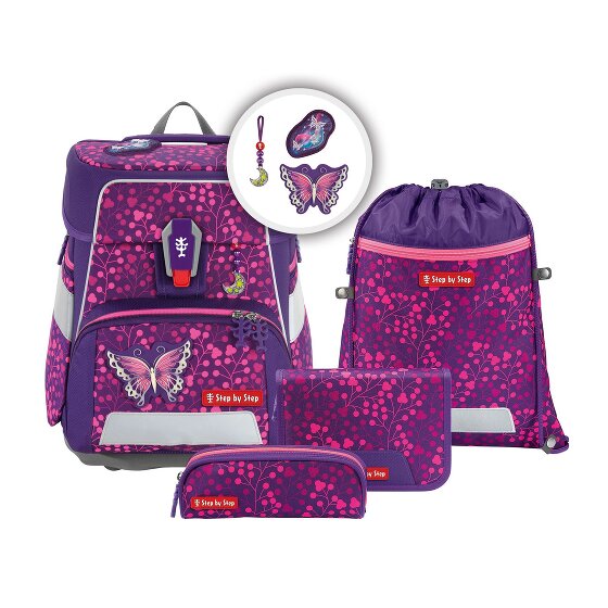 Step by Step Space Shine Set di borse per la scuola 5 pezzi