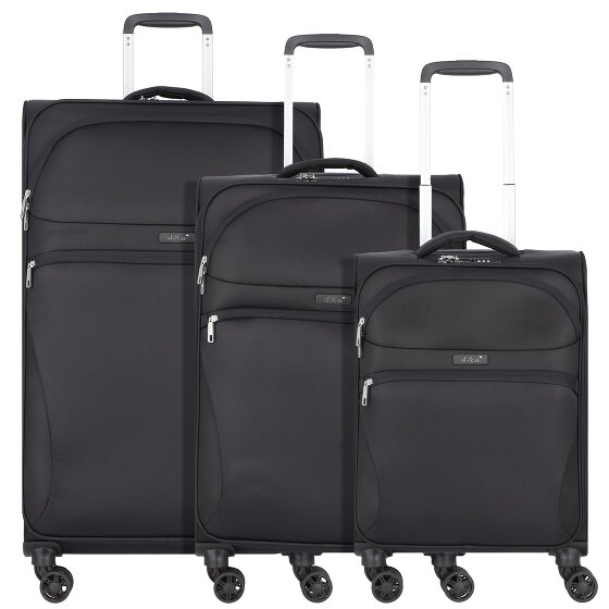 d&n Travel Line 9104 4 ruote Set di valigie 3 pezzi