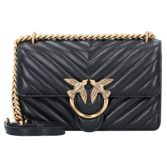 PINKO Love One Borsa a tracolla Vera Pelle 21 cm
