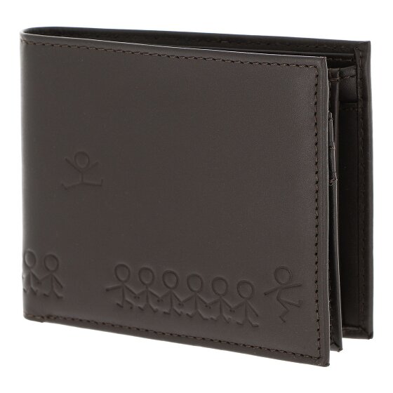 oxmox Leather Portafoglio Protezione RFID Vera Pelle 10 cm