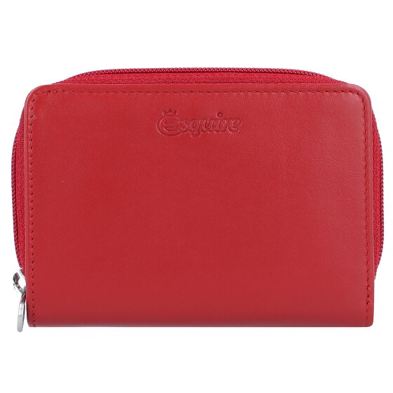 Esquire Nuovo portafoglio di seta in pelle 10 cm