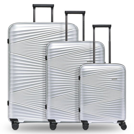 Pactastic Collection 02 THE THREE SET 4 ruote Set di valigie 3 pezzi