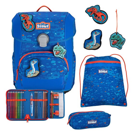 Scout Neo Exklusiv Superflash Set di borse per la scuola 4 pezzi